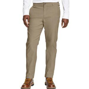 Eddie Bauer Men's Fleece Lined Pant UPF 50+ Tan Size 36x30